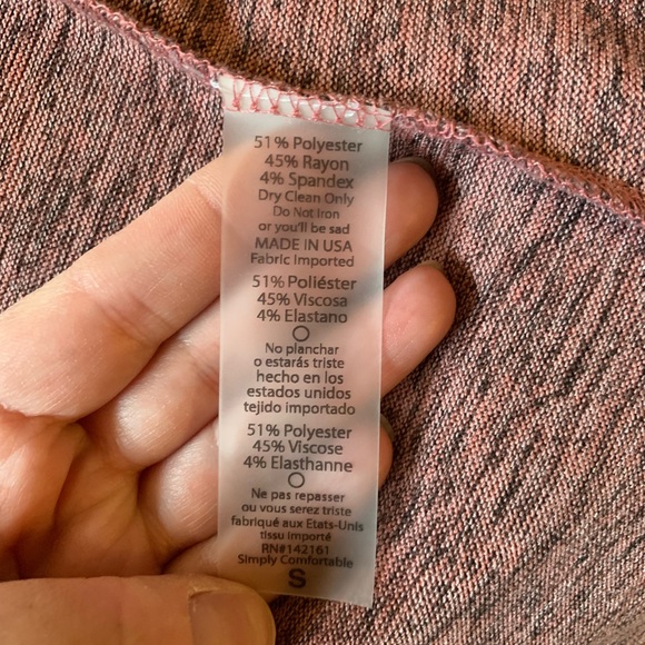 LuLaRoe Pink “Sweater” Shirley (Kimono) - Picture 3 of 5